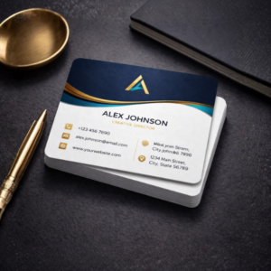 Modern business visiting card design
